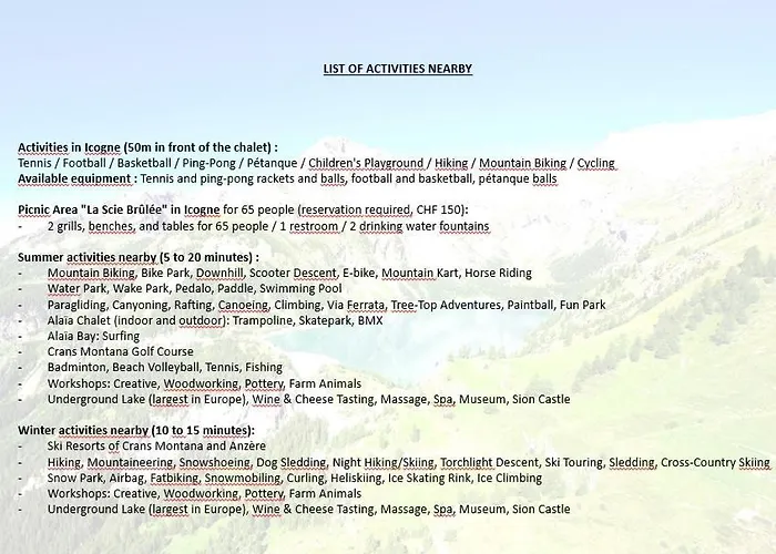 شاليه Typique Proche Crans Montana *