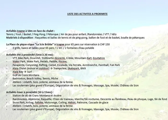 Typique Proche Crans Montana Icogne